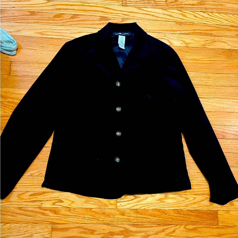 Women’s Black Sag Harbor Button Up Size 8